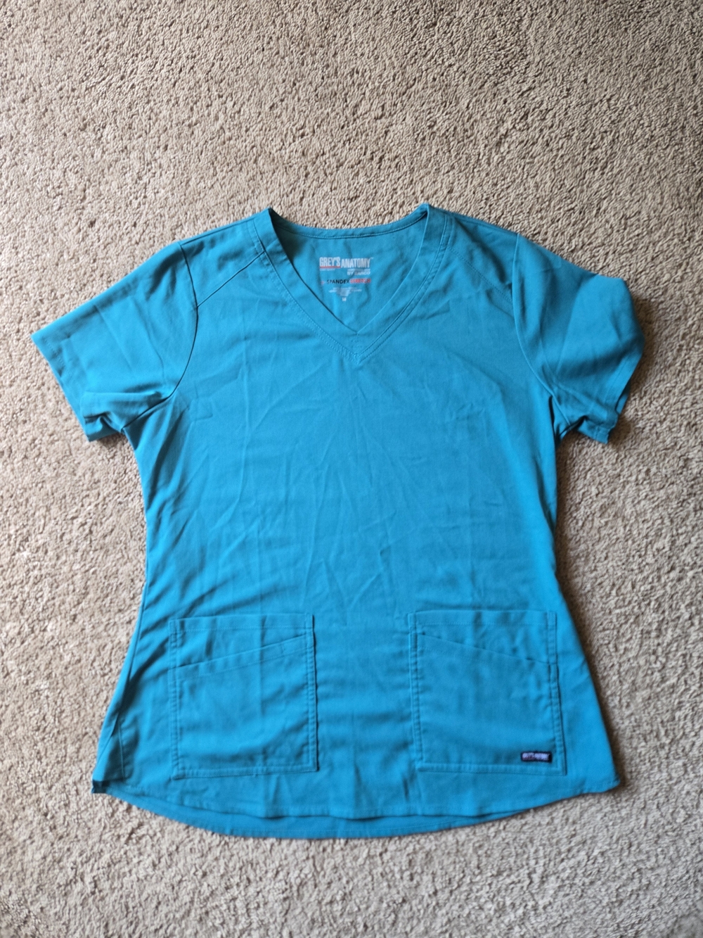 Grey’s Anatomy Barco Spandex Stretch Scrub Top M